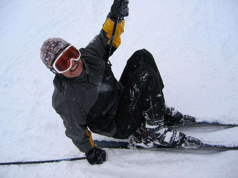 Picture 001.jpg - Taken 12/28/03 Sandra is Skiing